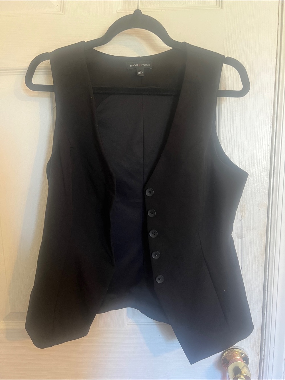 Moa Moa Black Tailored Women's Vest